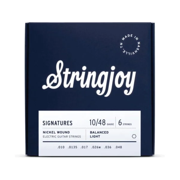 Stringjoy Signatures | Balanced Light Gauge (10-48) Nickel Wound Electric Guitar Strings