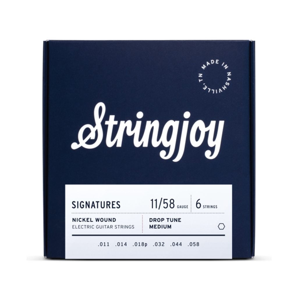 Stringjoy Signatures Drop Tune Medium Gauge (1158) Drop C Nickel