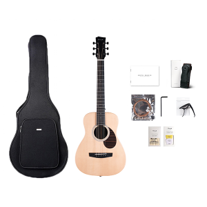 Enya EB-X1 Pro Max Pro 34 Inch (Solid Sitka Spruce Top) Travel Acoustic Guitar