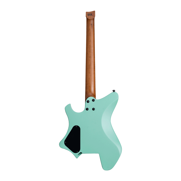 Eart GW2TP-SE Surf Green Headless Electric Guitar, Roasted Mahogany Body, 24 Stainless Steel Frets - Image 4