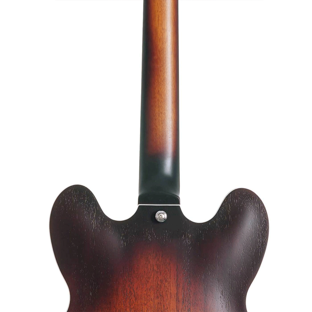 EART E-335 Open Pore Tobacco Sunburst Hollowbody Guitar - Image 5